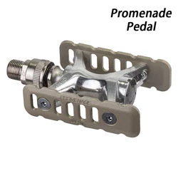 MKS Original Promenade Ezy Alloy Body Bicycle 9/16 Pedal for Brompton Folding Bicycle City Touring Bike Cycling Parts