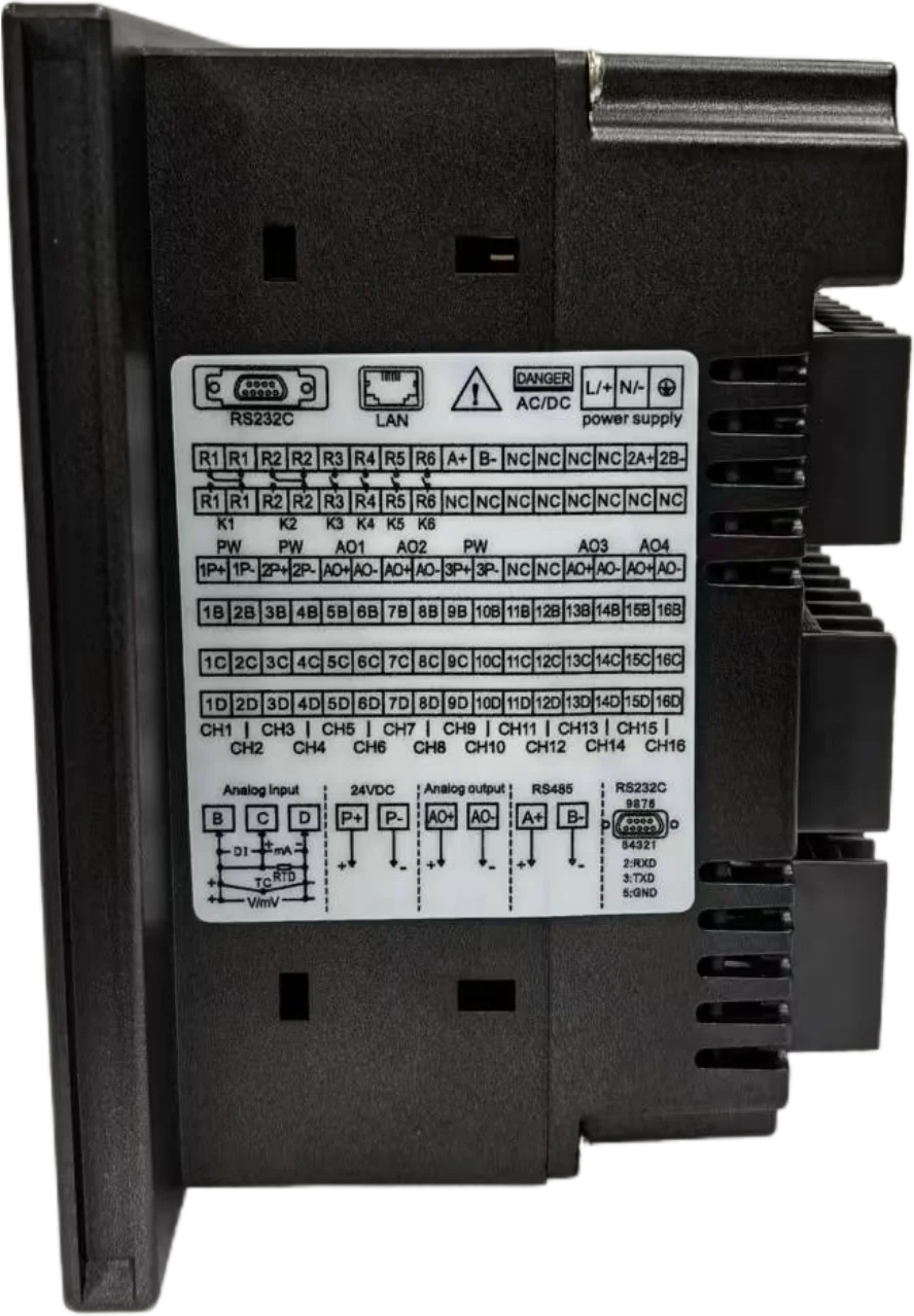 Colorful Paperless Data Logger Recorder With Multi-Channel Touch Screen Display Customizable OEM Support Feed Output Function