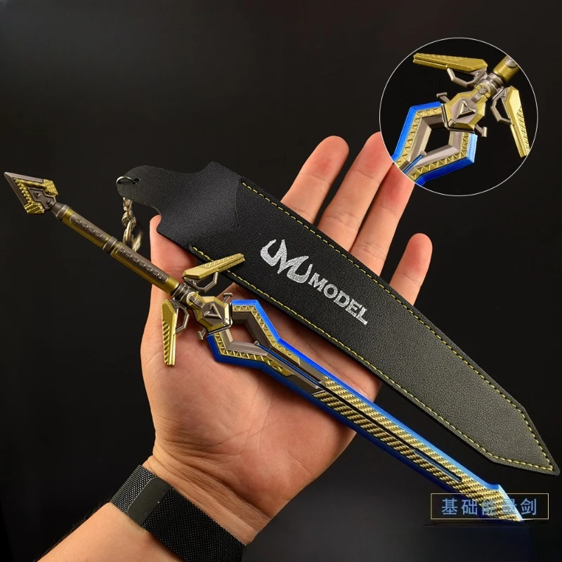 30 سنتيمتر/11.81in قمة أساطير لعبة الطرفية الأساسية الطاقة السيف سلاح معدني نماذج الحافظة تأثيري الدعائم لعبة السيف الحرف الهدايا