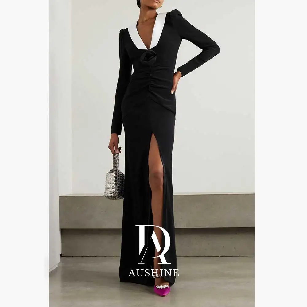 

Aushine Dress Luxury Birthday Evening Dress Ankle Length Full Sleeves Summer Elegant Wedding Party Gowns For Women Arab 2024Fu