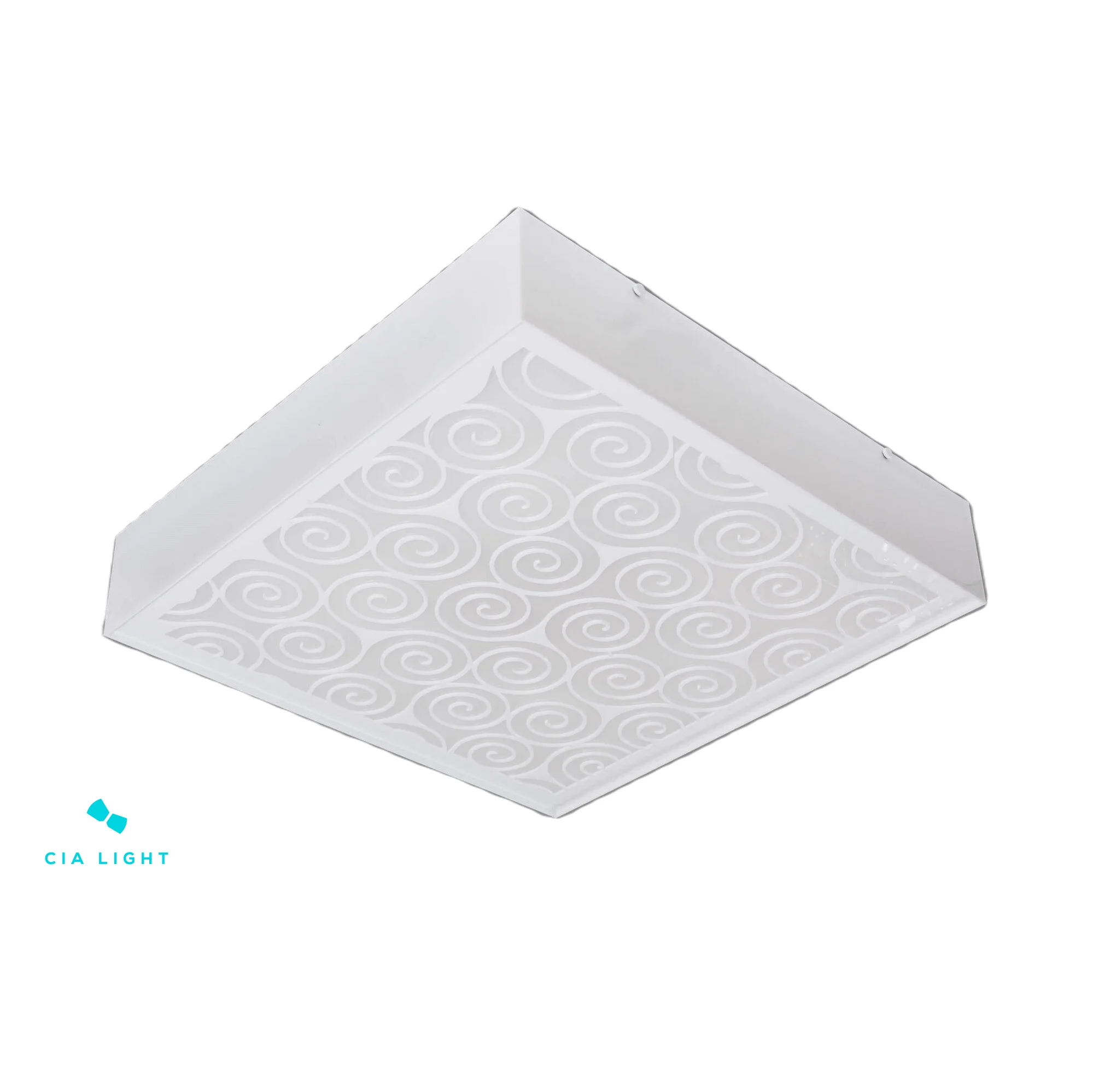 Plafon Overstand Acrylic White 45x45cm 4xE27 - D & D Lighting-PL-759 White