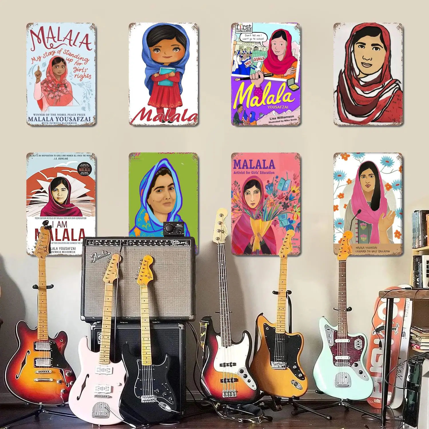

Металлические вывески malala активист, настенный декор, винтажные жестяные вывески, металлический плакат капитана, декор для бара, паба, клуба, украшение стены