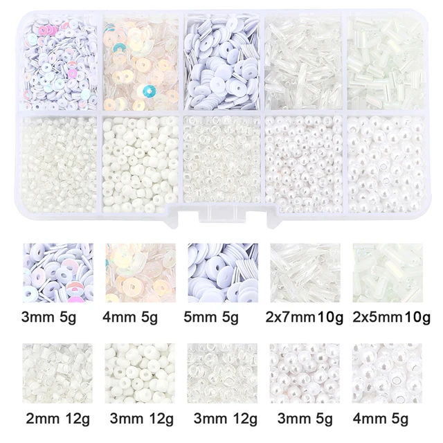 Tschechischer Charme Kristallglas Perlen Pailletten Box für Schmuck herstellung Kits DIY handgemachte Tasche Schuhe Kleidungs stücke Stickerei Nähset – Detail 9