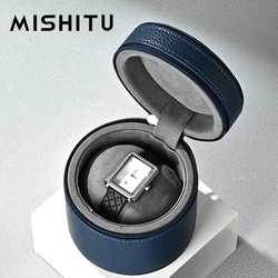 MISHITU High End Watch Box PU Leather Wrist Watch Bag Travel Watch Packaging Box Watch Gift Box Wrist Watch Portable Storage Bag