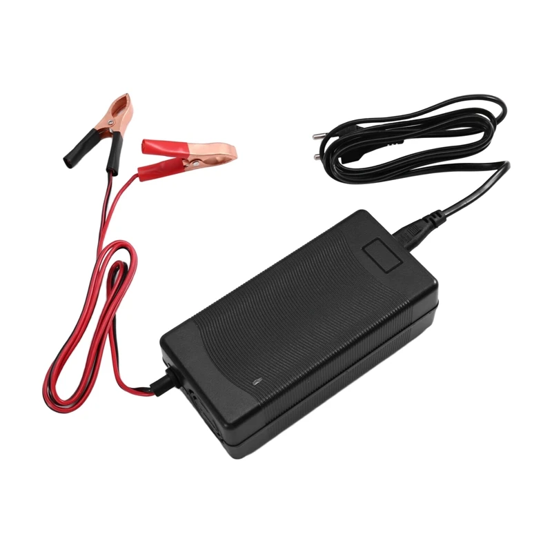 4.2V 10A 18650 Lithium Battery Charger for 1S 3.7V 18650 Battery Fast Charger It Comes with Alligator Clips EU PLUG-A32R view 2