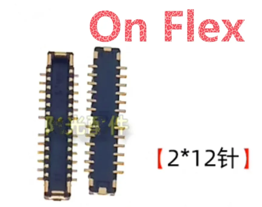 for Samsung NOTE20 s20 rear socket motherboard cable seat connection buckle connector On Board Flex 24pin