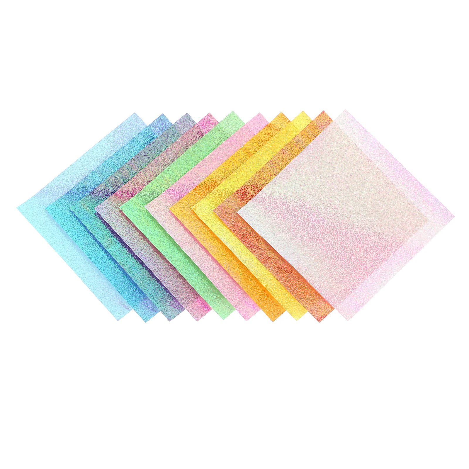 50Pcs Lustrous Craft Paper Sheets Double Sided Origami Paper for DIY Handicrafts Detailed Printing Painting Projects Fun Family
