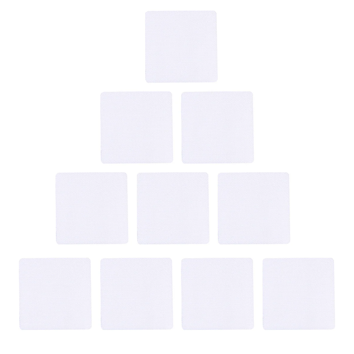 

10Pcs Bath Stickers Peva 10x10cm Square Anti-Slip Prevention Decals Self-Adhesive for Tub Shower Bathroom Floor