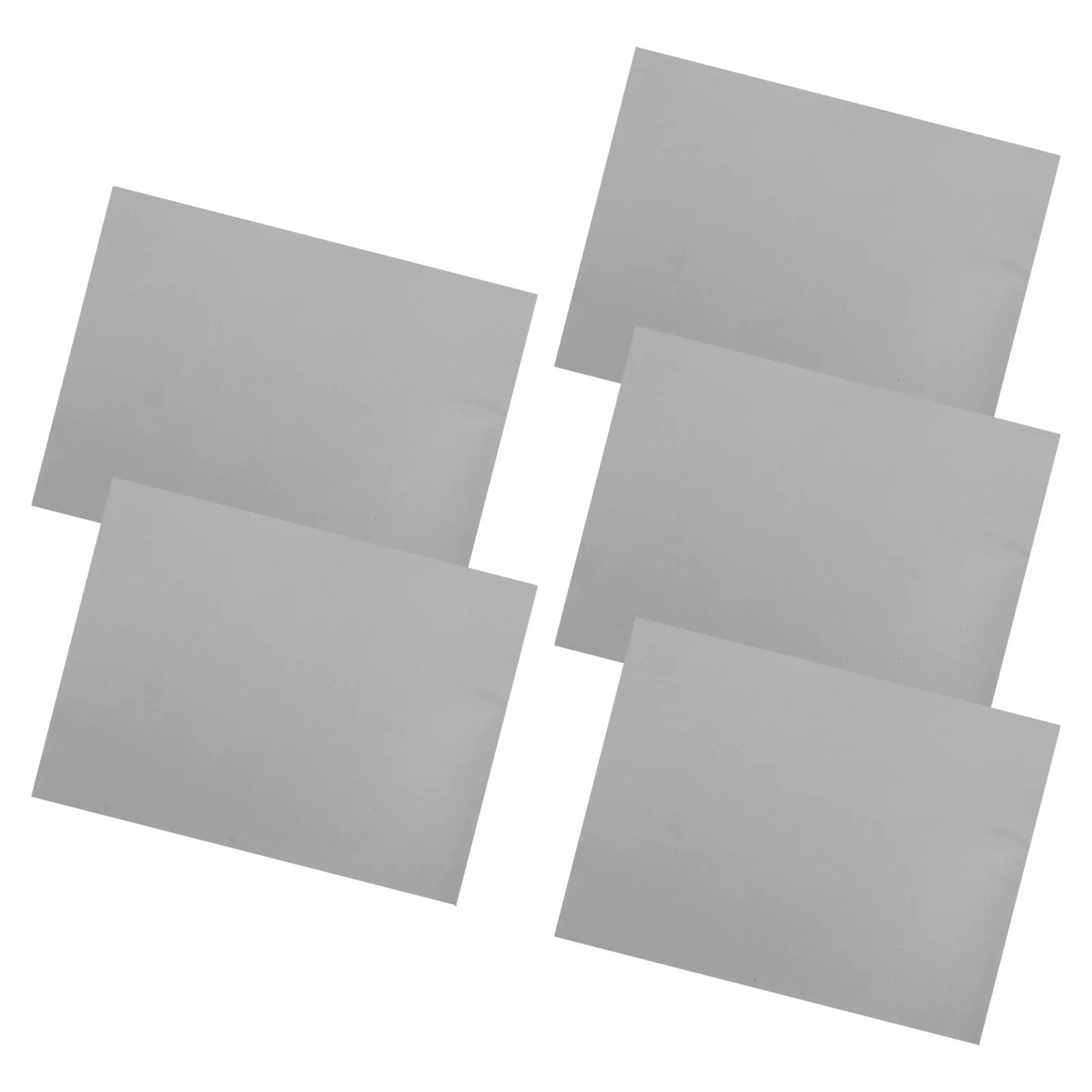 Laptop Skin Protector 5 Pack Silver Matte Waterproof Scratch Resistant Removable Decal Cover