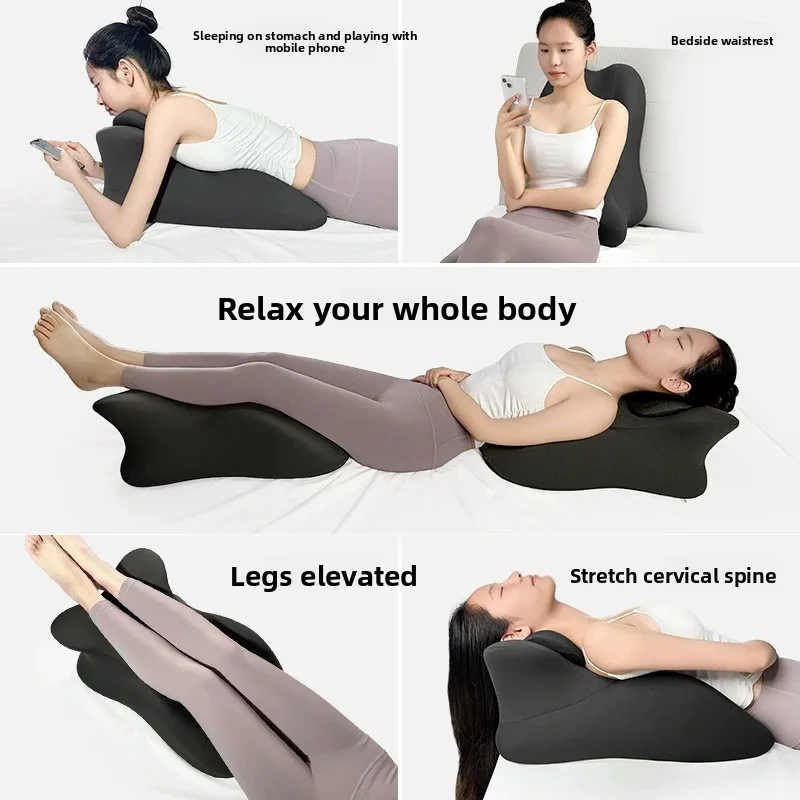 Memory Foam Prone Sleep Pillow Adult Bed Lounger Reading Back Support Sleep Pillow Adult Bed Lounger Back Support Sleep