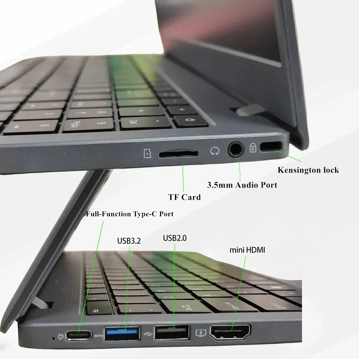AKPAD 15.6-calowy ultracienki laptop IPS, RAM 16 GB, ROM 128 GB-2 TB SSD, procesor Intel N5095 11. generacji, Windows 11 Pro, WiFi 5G, stacja robocza, wysyłka globalna