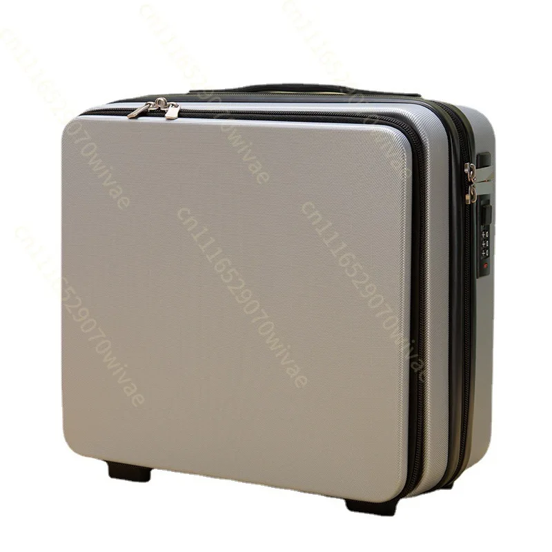 Korean version of small fresh mini 16-inch password storage box, open lid, hand luggage, cosmetic case can be hung