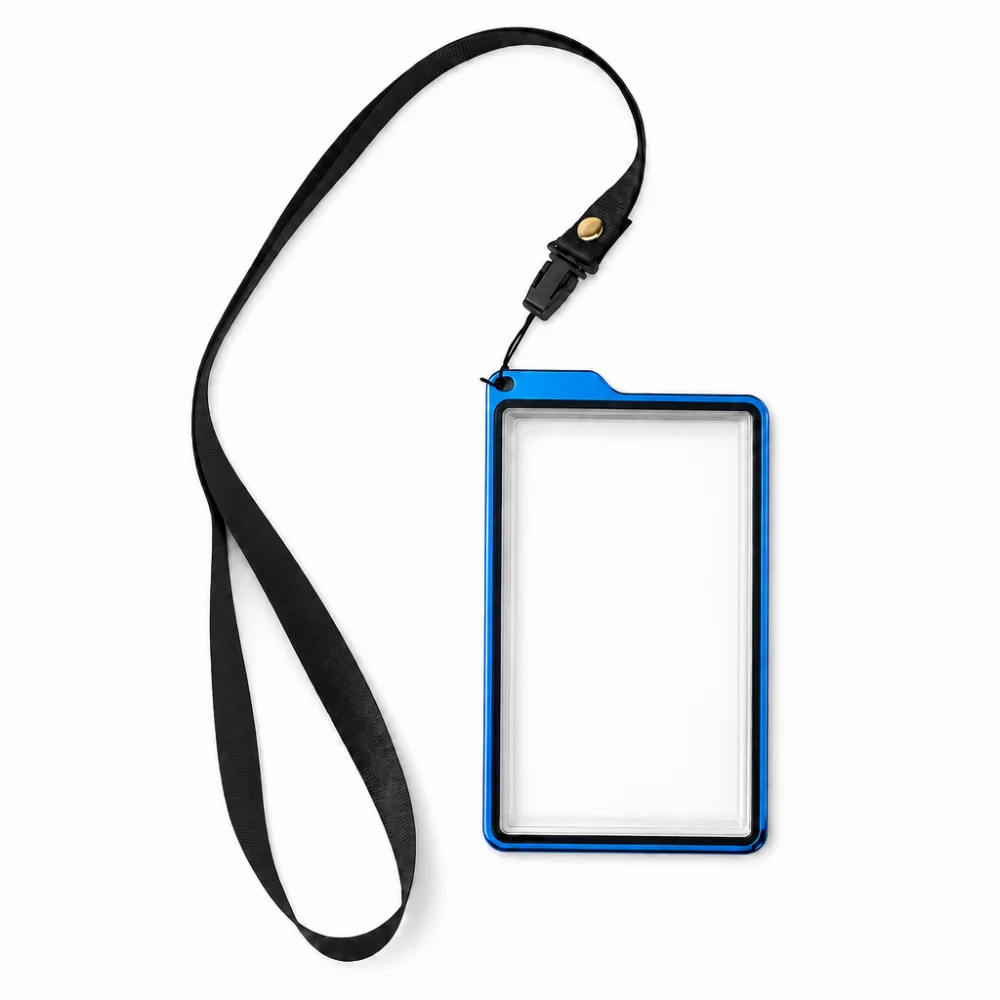 Защитный чехол для карт Lanyard Style 35PT / CGC с УФ-защитой, прозрачный, с алюминиевой рамкой и двусторонним стеклом