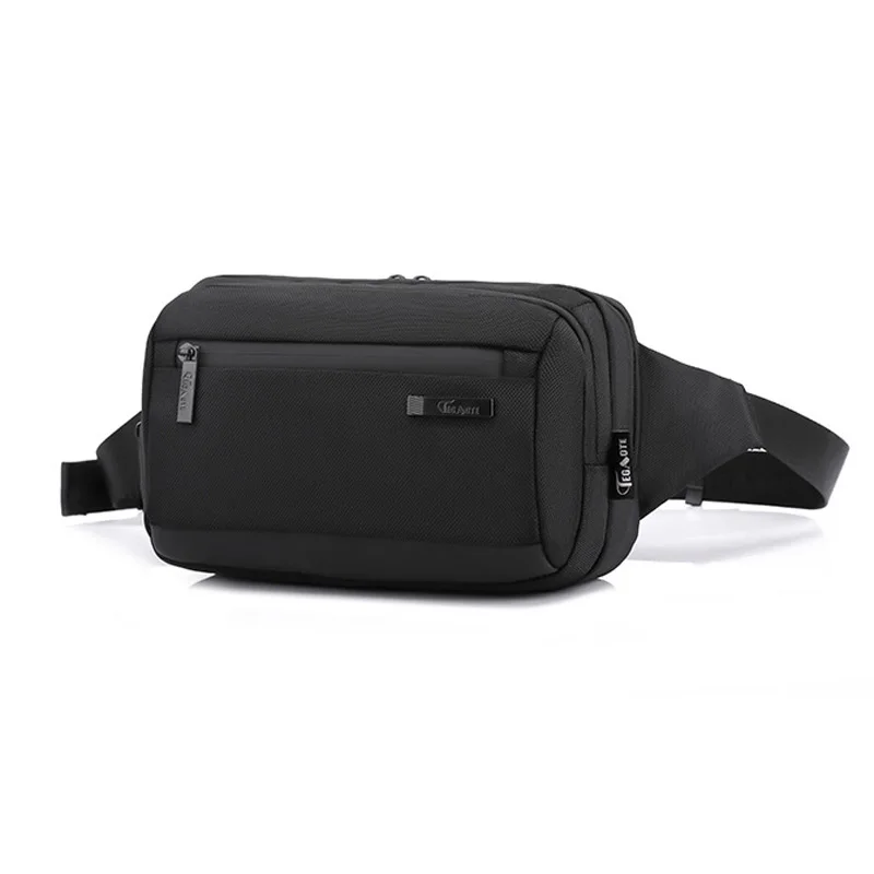 Unisex High-Quality Nylon Panelled Waist Packs 2026 Casual Outdoor Travel Crossbody Bag Men's Chest Pack with Belt
