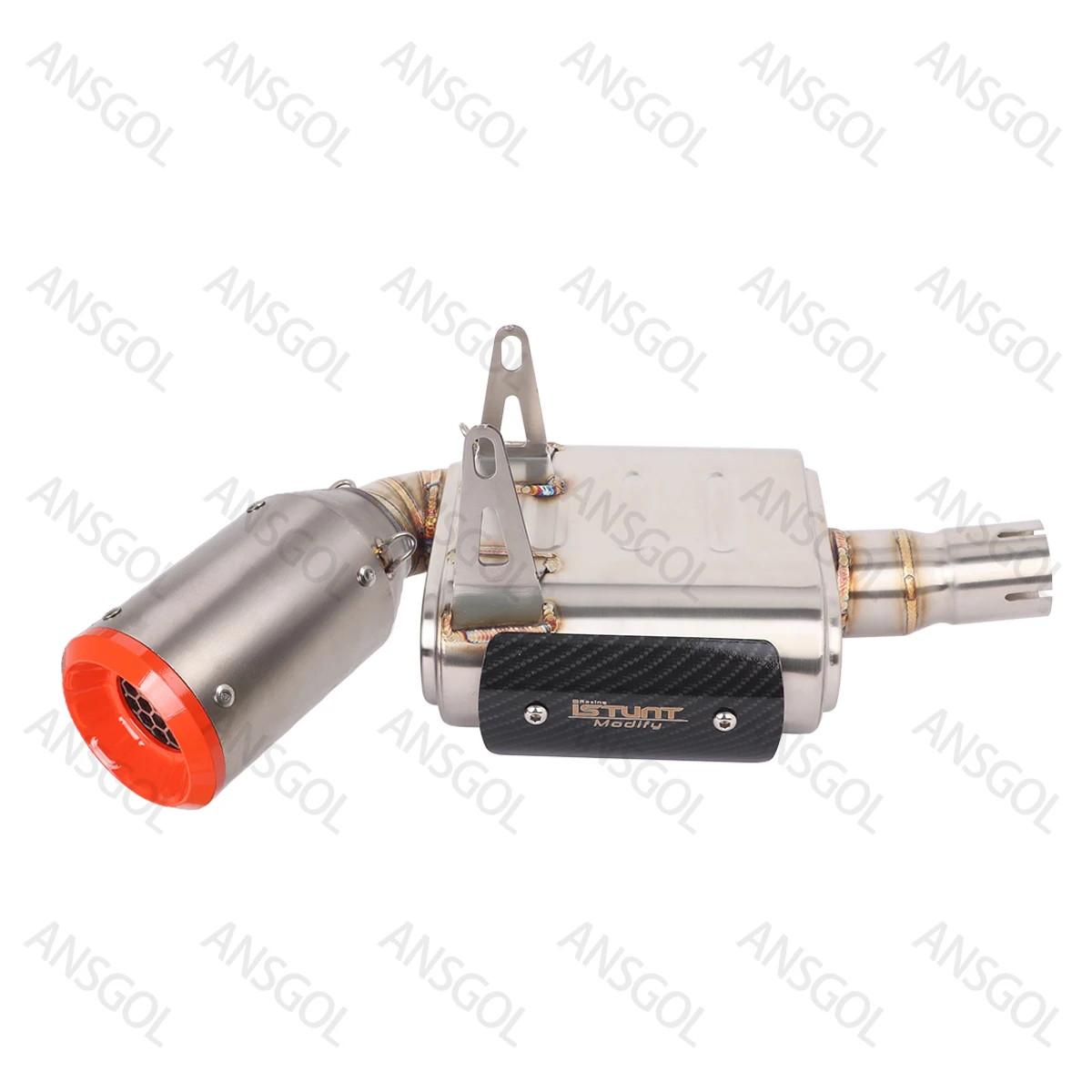 Slip On For CF-MOTO 400NK 650MT Escape Exhaust Pipe System Moto Muffler Link Pipe CF-Moto 700MT Muffler Pipe with DB Killer