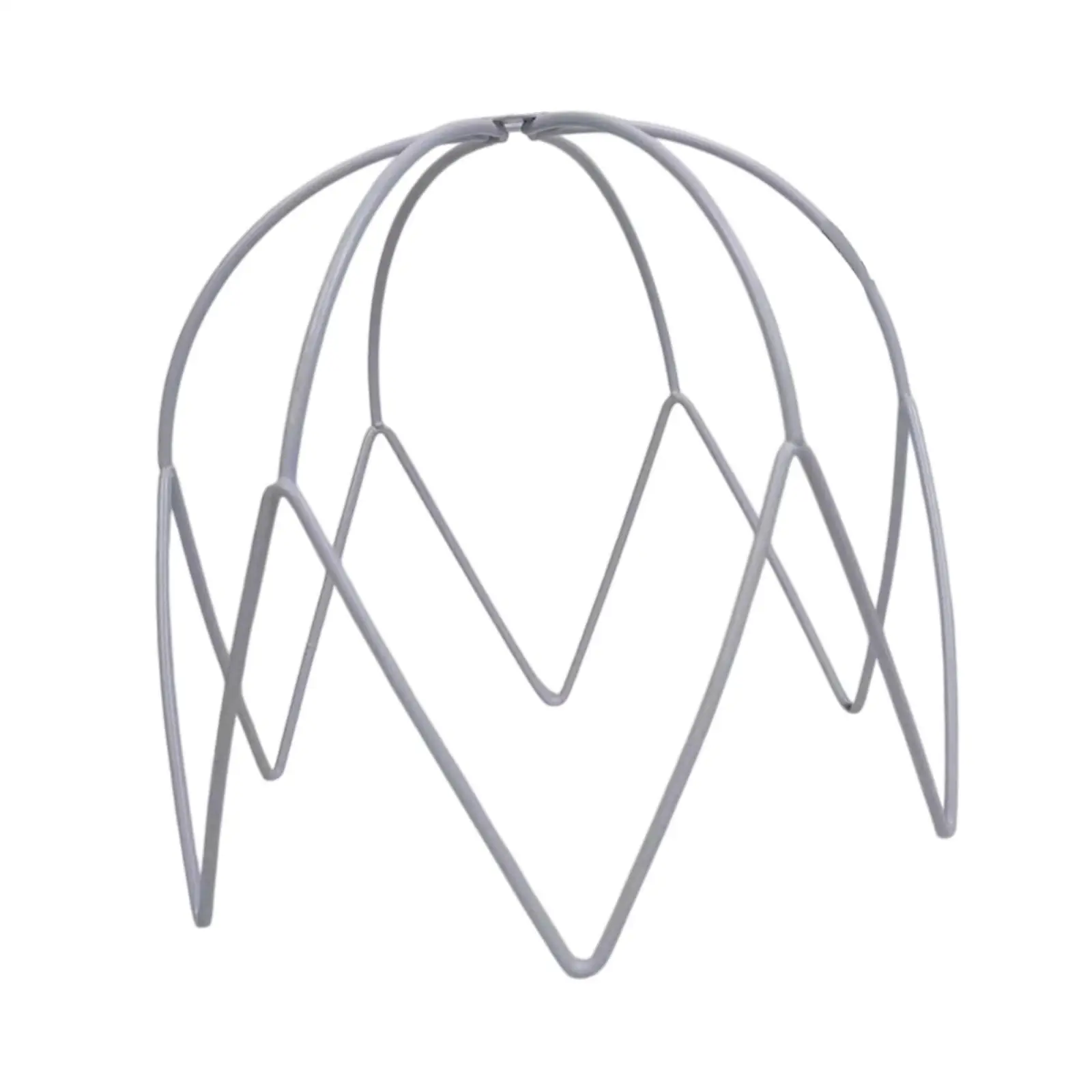 Metal Lampshade Ring Frame Support Stand Vintage Light Cage Drum Lamp Shade Wire Rack for Ceiling Table Lamp