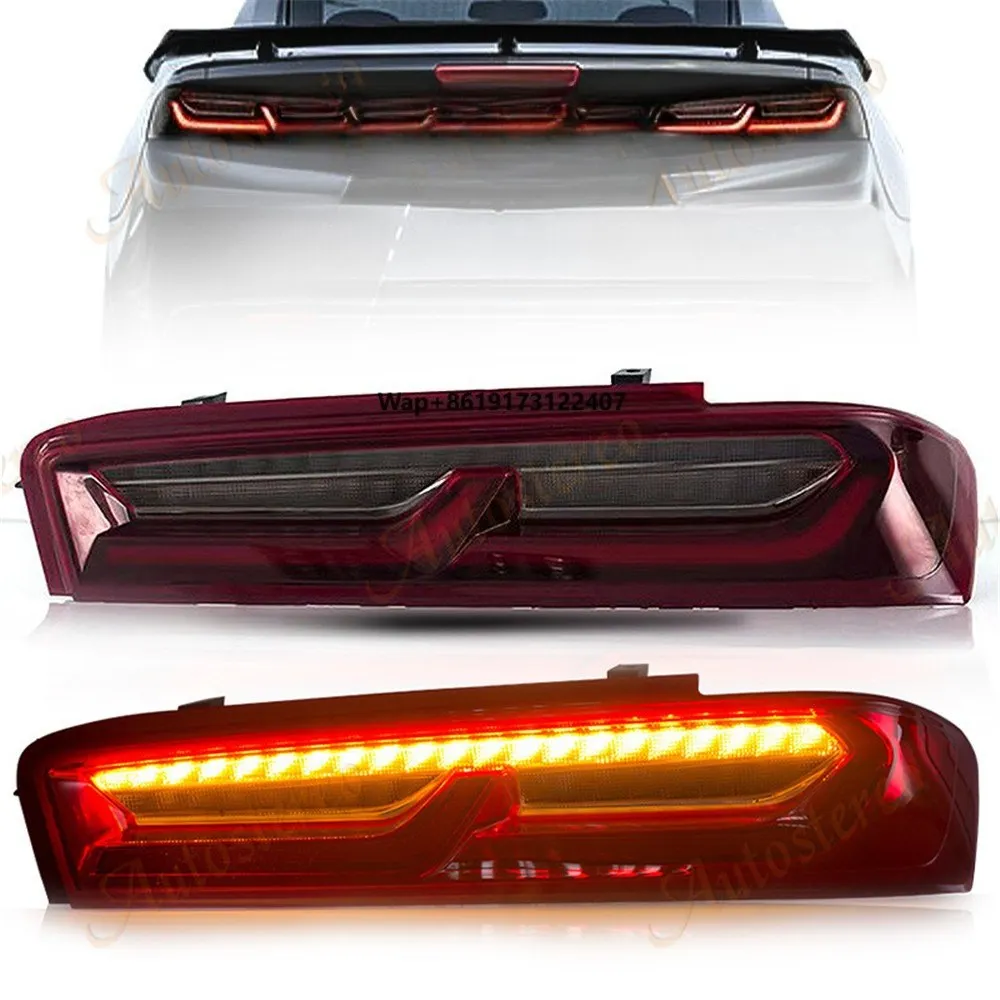 

Car Rear Brake Light for Comaro 2016-2018 Rear Lamp High Taillight Lights LED DRL Retrofit Assembly Turn Signal