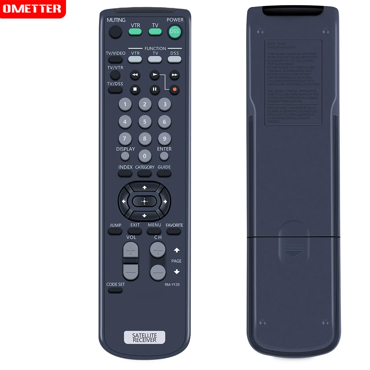 

ACCOONA RM-Y139 Remote Control for Sony TV RM-Y165 RM-Y136A RM-Y135 RM-Y136 RM-Y137A RM-D017 RM-EA002 RM-EA006/ED007/ED009/ED011