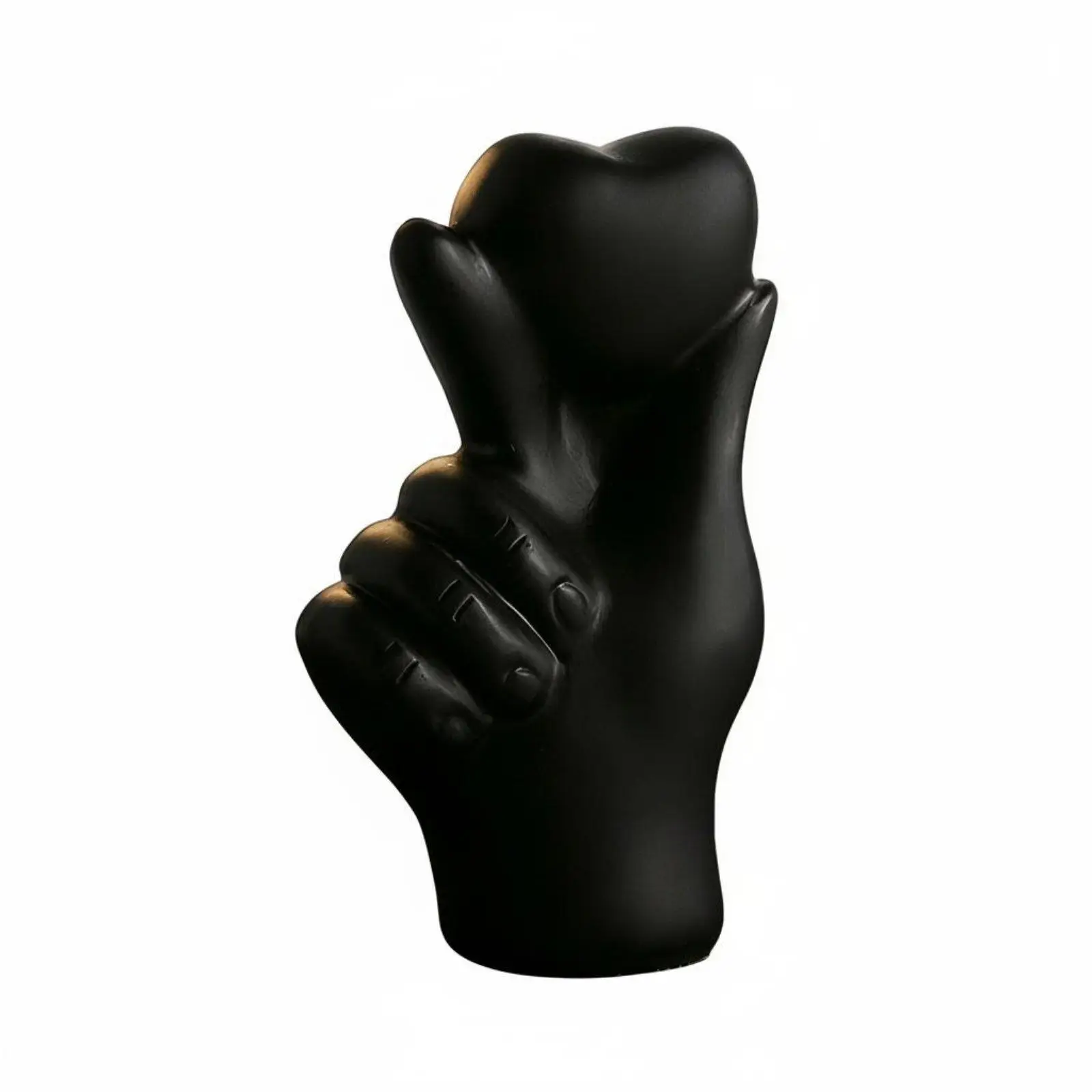 Hand Heart Gesture Figurine Minimalist Design Love Gesture Sculpture Sculpture Trendy Decor for Teenagers, TV Stand, Entryway