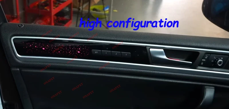 Für Volkswagen VW Touareg 2011-2018 APP-gesteuerte dekorative Armaturenbrett-LED-Ambientebeleuchtung