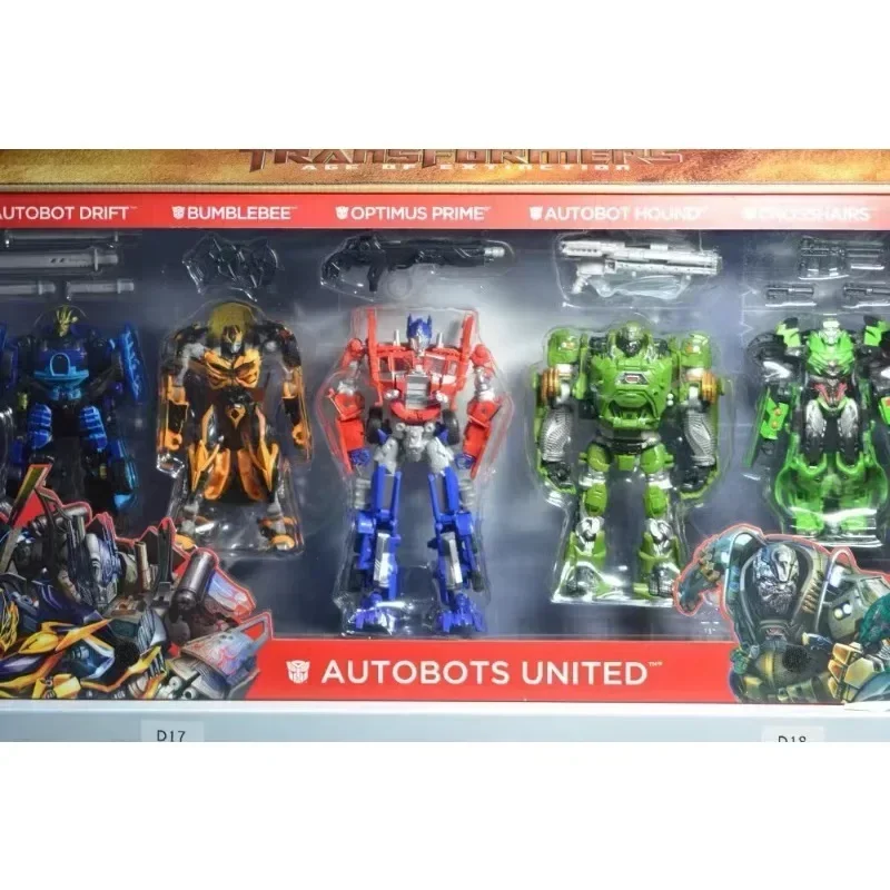 Original Box in Stock Transformers Series Toys Movie 4 5-person Set Optimus Prime Drift Inspector Bumblebee Crosshairs Boy Gift