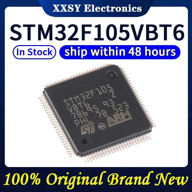 Alta Qualidade 100% Original Novo STM32F105RBT6 STM32F105RCT6 STM32F105R8T6 STM32F105VCT6 STM32F105VBT6 STM32F105V8T6 STM32F105VBH6