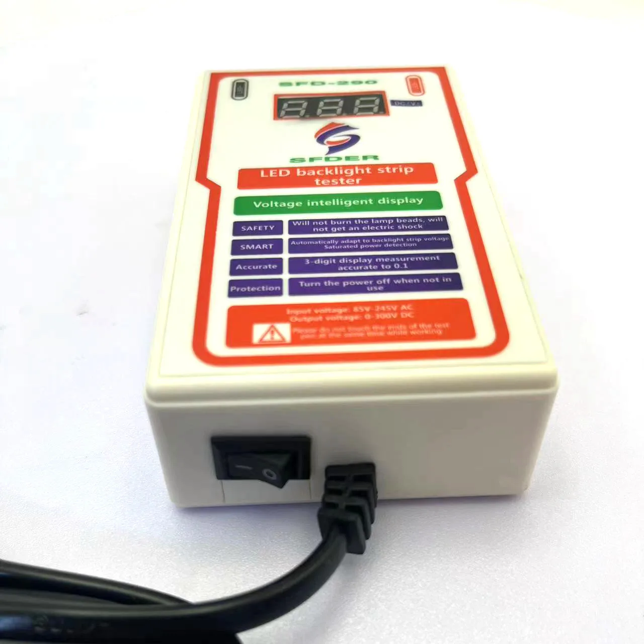 New English version 85-265V 25W LCD TV led backlight tester free of LED lamp bead light bar maintenance light source detector