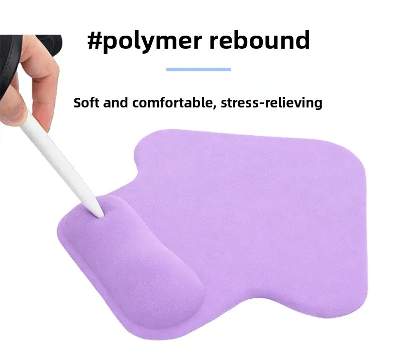 Pfeilförmiges Silikon-Handgelenkauflage-Mauspad Ergonomische Schreibtischunterlage für Büro und Gaming in 4 Größen und 11 Farbverläufen – Detail 9