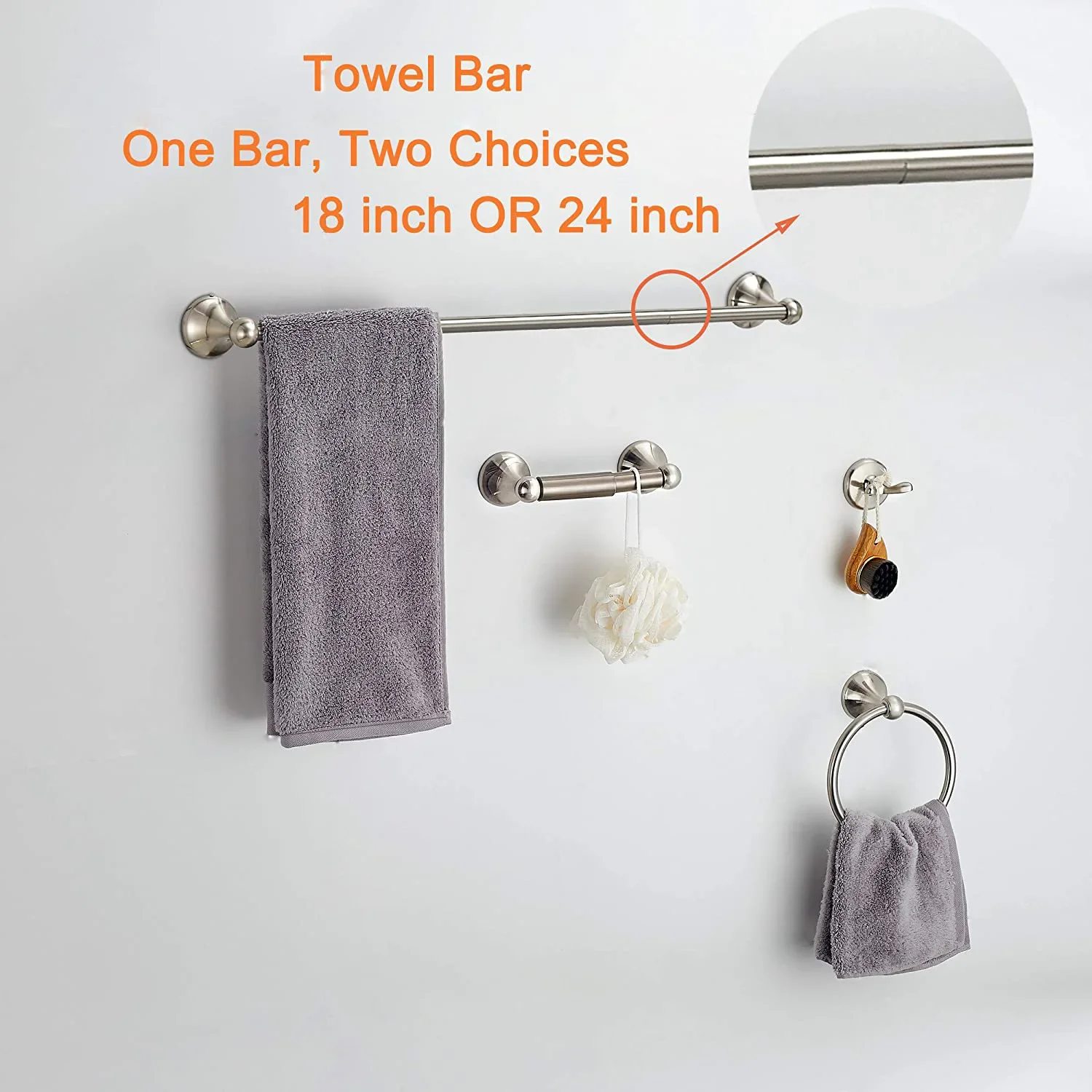 Stainless Steel Black Towel Rack Set Home Bathroom Gold Towel Bar Bathroom Hardware Hanging Pieces Hanging Wall Modern