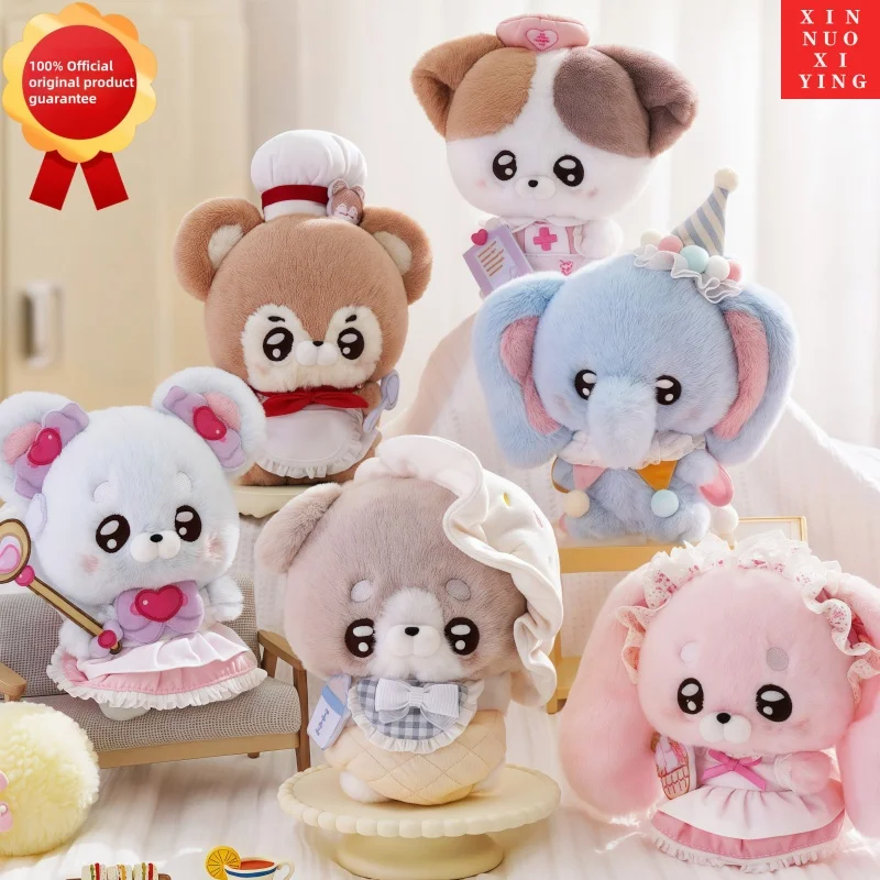 

Genuine Handspupu Blind box Soft Doll Toys Rabbit Girl Comforting Birthday Gifts Stuffed Animal Figurine Collectible ACG Goods