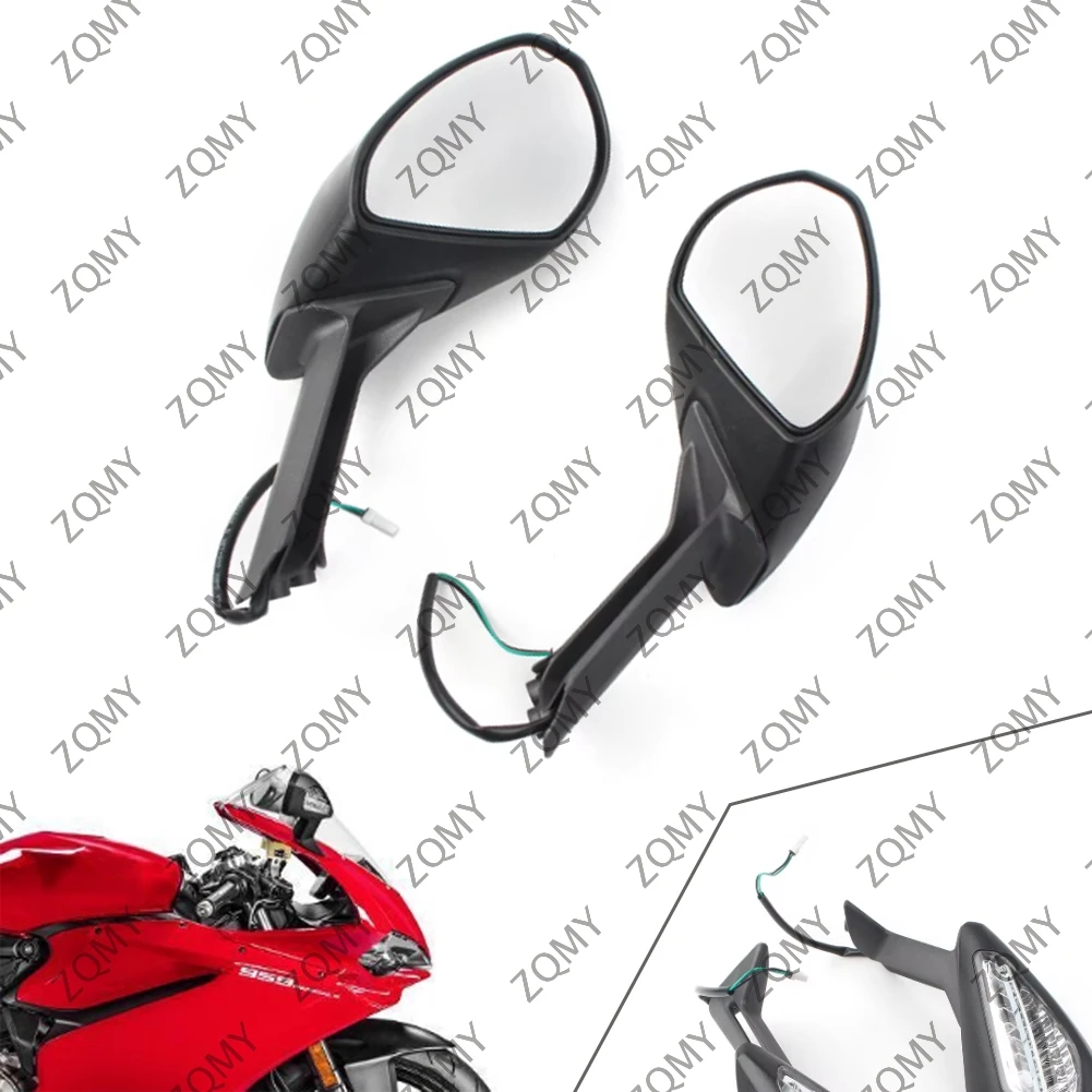 

Зеркало заднего вида для мотоцикла с фонариком, Задний сигнал поворота для Ducati 1299 Panigale S 2015 2016 и 959 S Panigale 2016