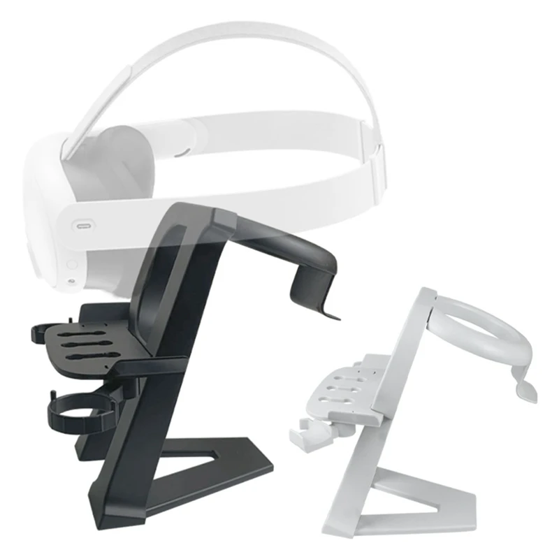 For Oculus Quest 3 Display Stand VR Headset Holder Station For Meta Oculus Quest 2 / Pico 4 VR Replacement Black