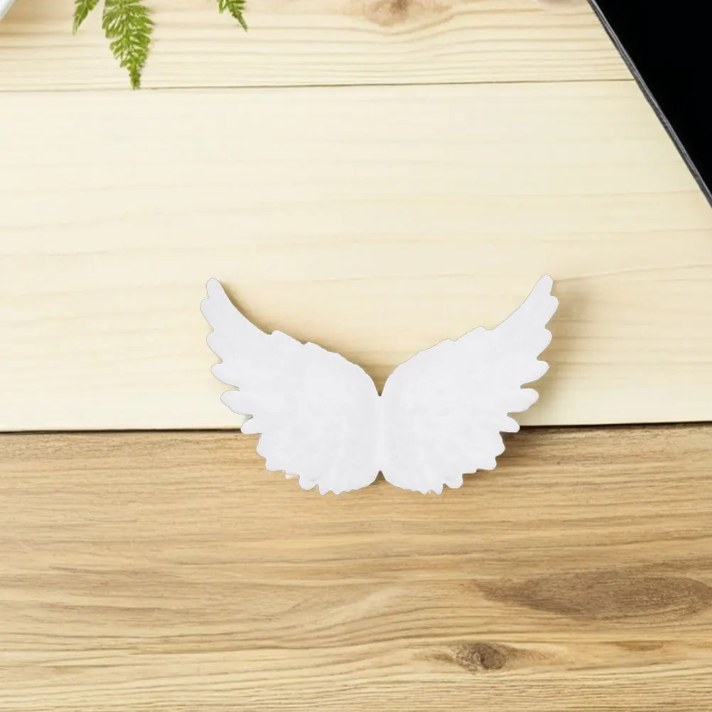 

24pcs Angel Wings Accessories Pure White Small Wings For Crafts Diy Plastic Wing Decoration Ornament Props For Party Kids Craft