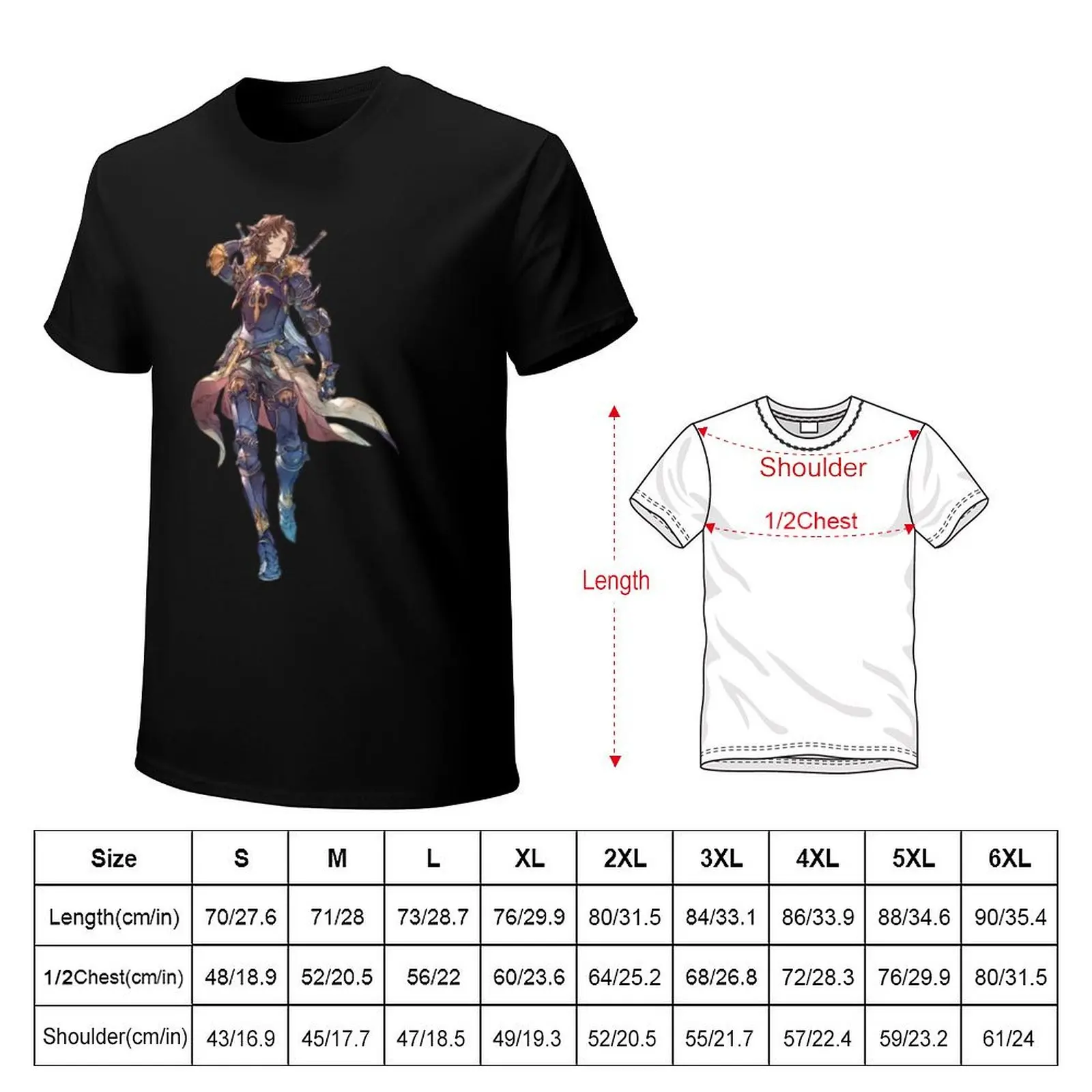 granblue fantasy T-Shirt customs sublime t shirts for men cotton