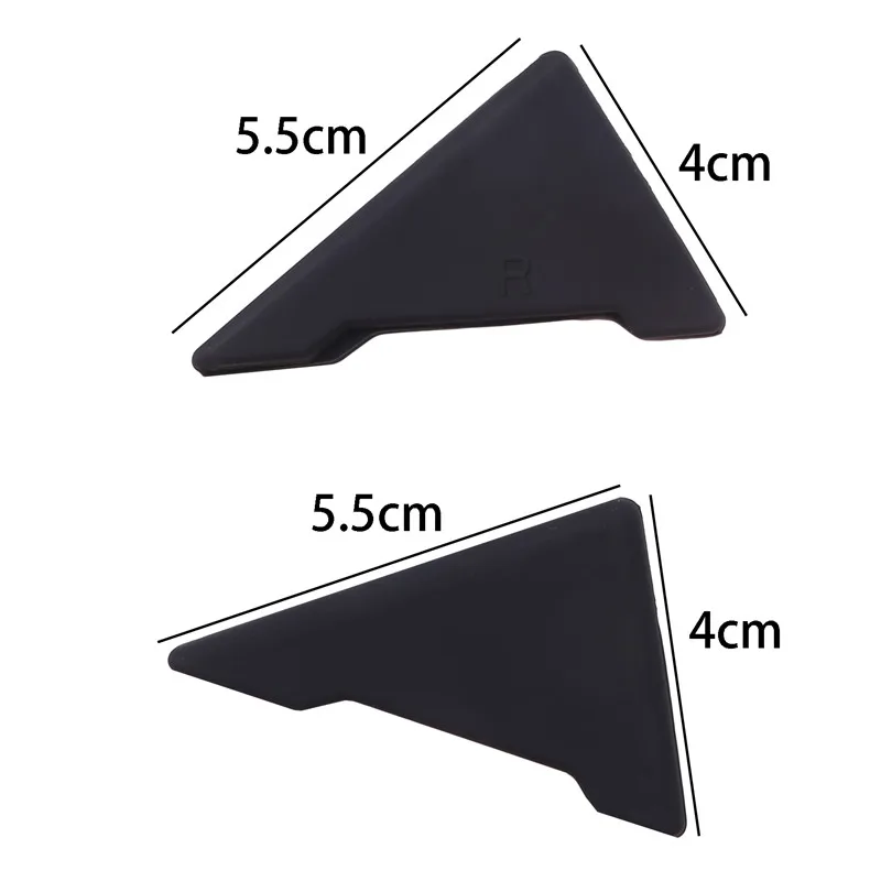 1pair Silicone Car Door Corner Cover Bumper Crash Scratch Protector Anti-Scratch Crash Protection Auto Care Decor Strip 2Piece