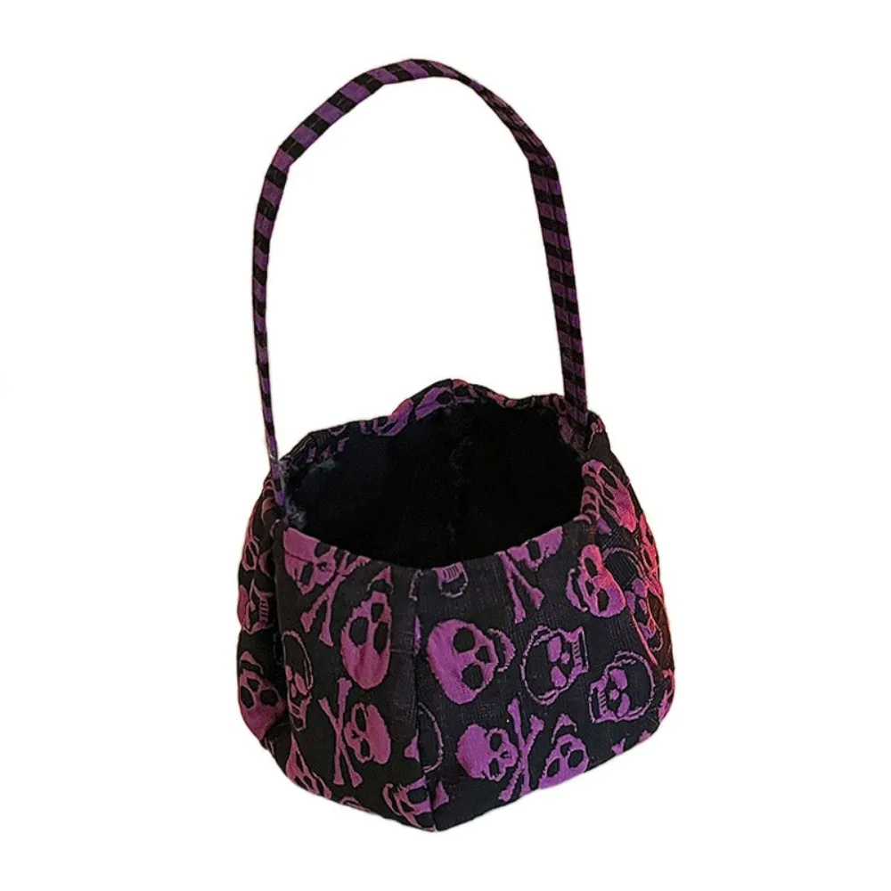 

Портативная тканевая сумка для конфет на Хэллоуин, сумка для подарков, ведро для конфет с тыквой, плюшевая сумка, хлопковые сумки-тоут, подарок