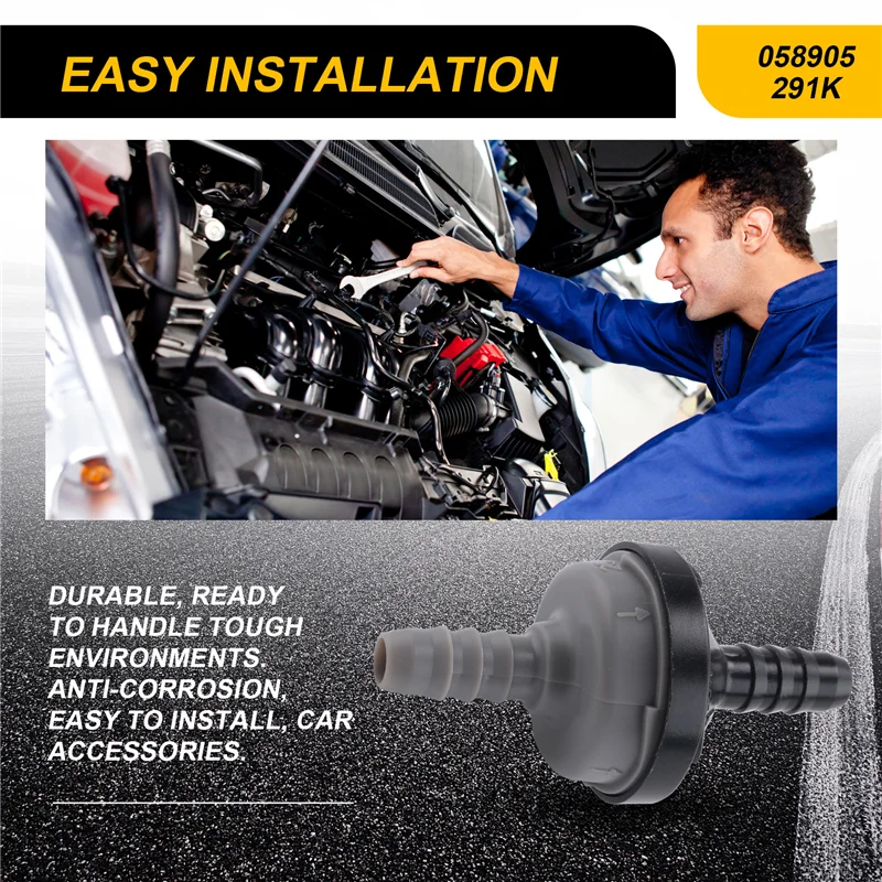 

Вакуумный обратный клапан, клапан воздушного насоса, автомобильные аксессуары для A4 TT BEETLE PASSAT 058905291 058905291K-X67A