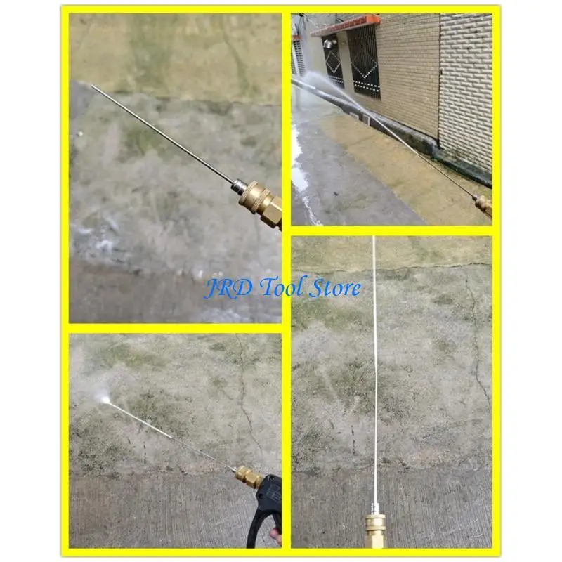 A2UD Washing Machine Air Conditioner Cleaning 1/4 Quick Stainless Steel Wand