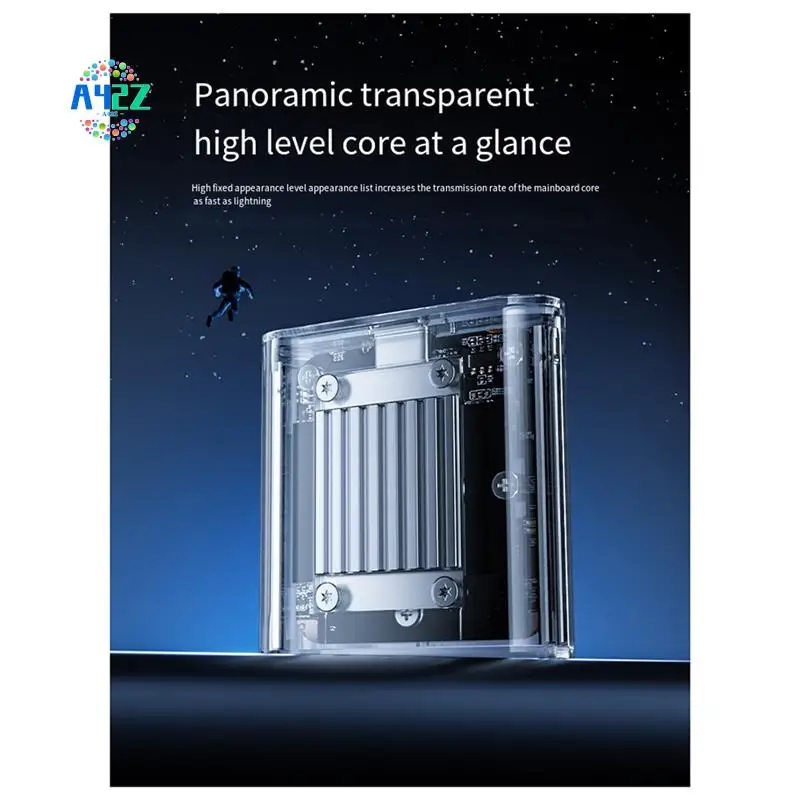 

A42Z-ORICO Nvme SSD Enclosure 10Gbps Pcie SSD Transparent External Adapter M.2 To USB Type C Mini 2230 M.2 SSD Case