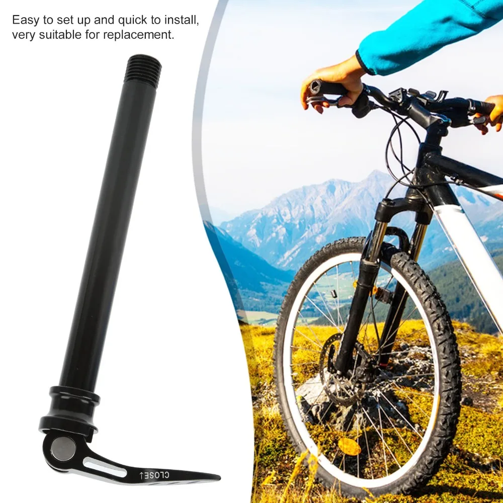 

Aluminum Alloy Quick Release Thru Axle Light Weight 15*145mm Bicycle Quick Release Easy to install for 100mm Front Fork Axle
