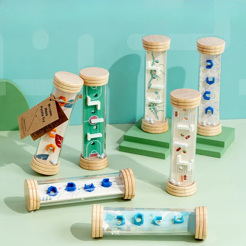 

Palm Balance Ball Maze Puzzle Enlightenment Toy Education Toys Juguetes Exclusive Design Brithday Gift for Friend or Children
