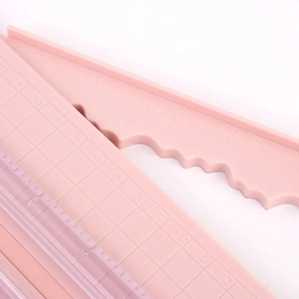 

360° Rotating Head 12 in 1 Paper Cutter Smooth Cutting Multiple Cutting Patterns Manual Paper Cutter with Anti Slip Pad Plastic