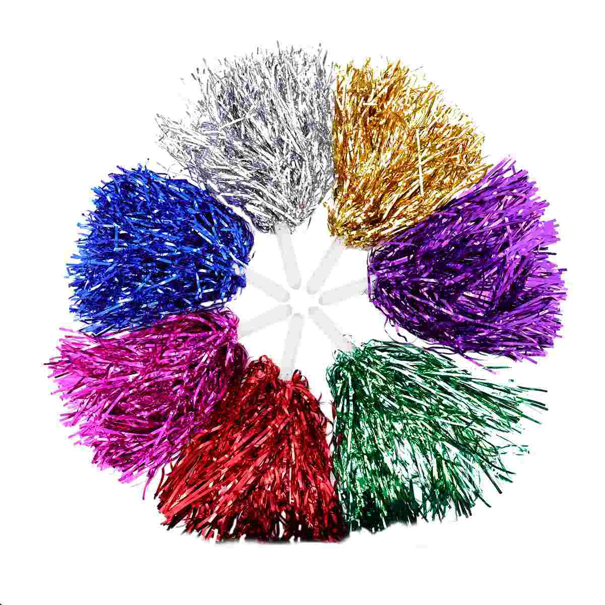 14 Pcs Youth Cheerleading Pom Poms Cheerleaders Holding Flowers Props Ball-Flower Sports