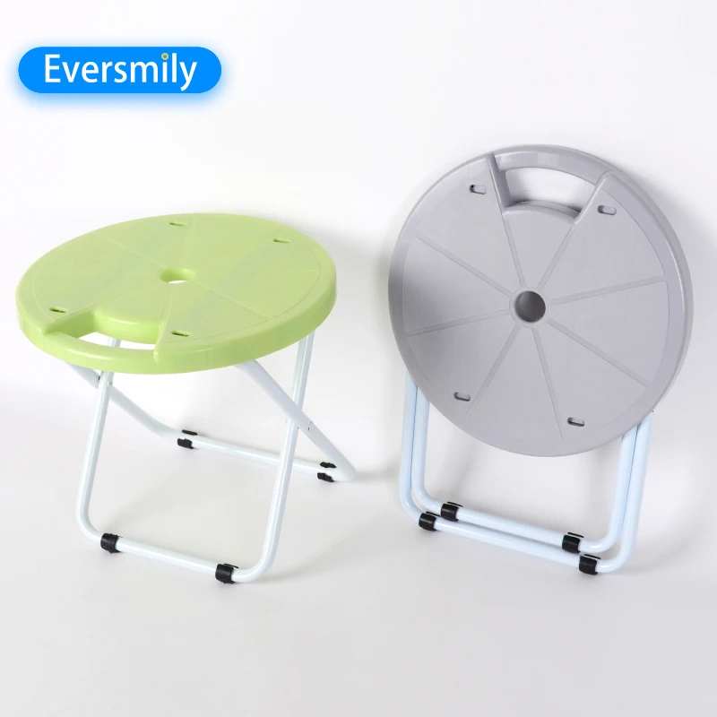 in bulk  portable plastic round shape metal leg light design outdoor camping  folding chairs