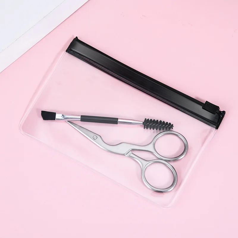 2-17 PCS Eyebrow Trimmer Set Eyebrow Razor Scraping Eyebrow Comb Razor Eyebrow Clip Scissors Tweezers Makeup Tools Sets