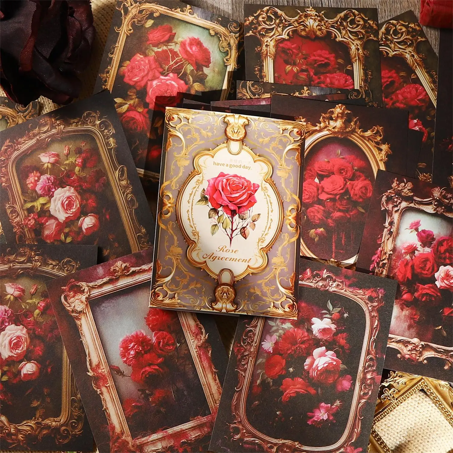 30 Sheets/Pack Date of Roses S - Decor Lighting Pack ulasan dan harga