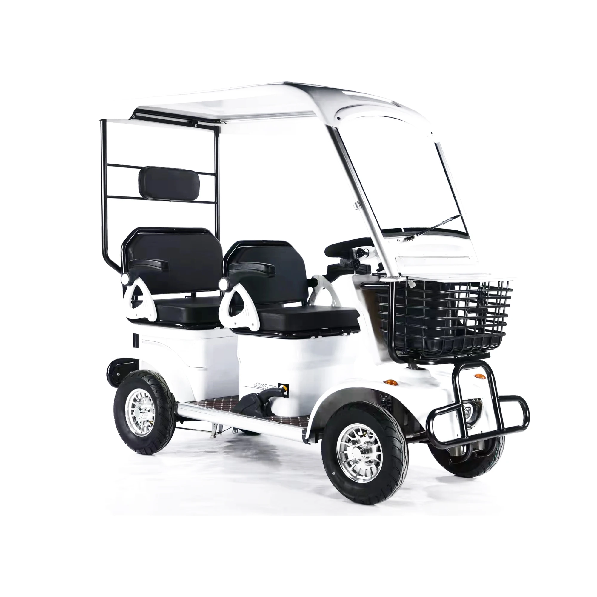 

HOT SALE High Quality 800W 60V Electric Golf Cart 4 Seater Scooter Long Range 4 Wheel Electric Bike With Roof