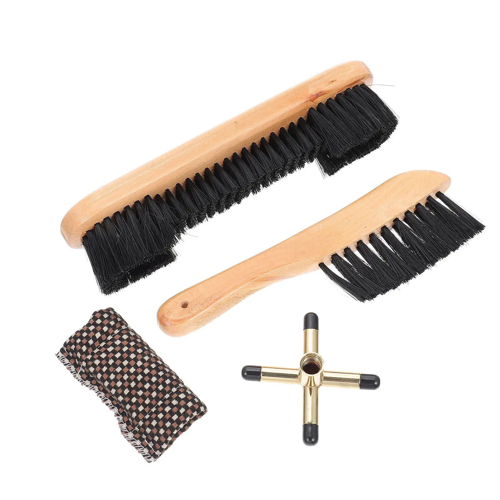 

1Set Professional Billiard Table Clean Kit Dual Length Bristles Non Scratch Cleaning Brush for Pool Table Surface and Cue