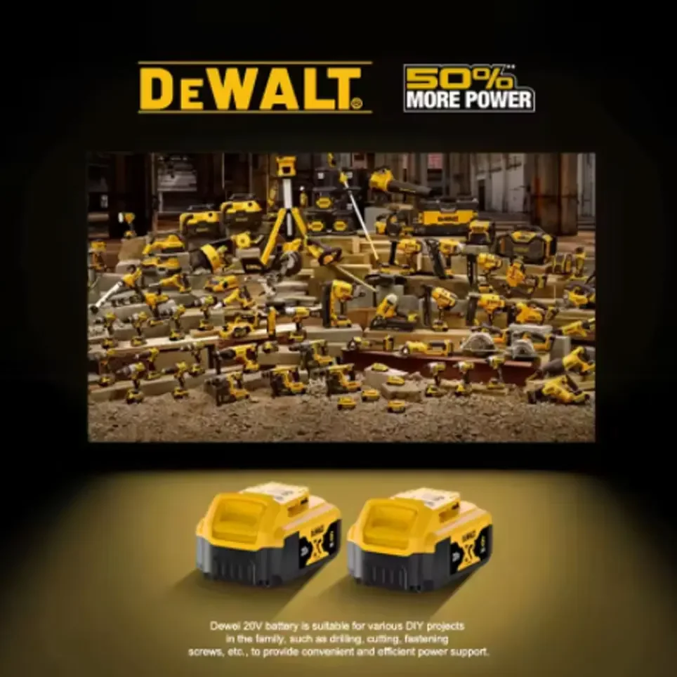 Batteria originale Dewalt 20v PowerTool 6.0Ah Batteria agli ioni di litio garanzia della qualità, sostituzione DCB202 DCB205 DCB609 DCB612