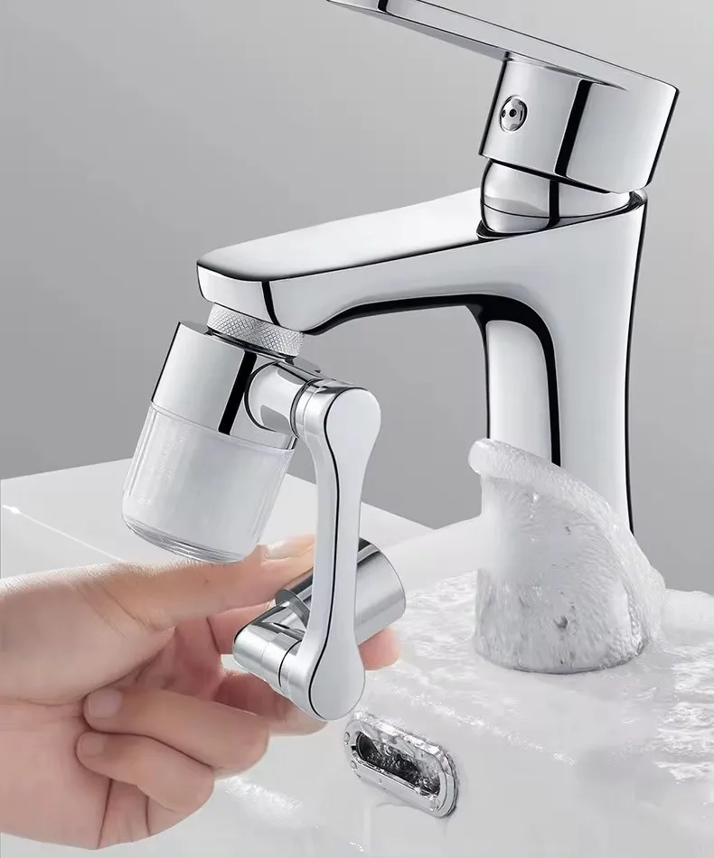 New Kitchen Faucet Extender with Filter 2 Modes Metal Universal Swivel Bubbler Nozzle 1440° Rotate Filtered Faucet Extension